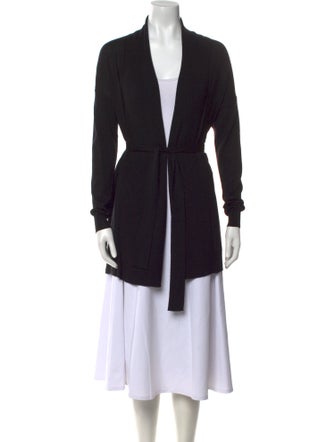 Diane von Furstenberg Merino Wool Open Front Sweater