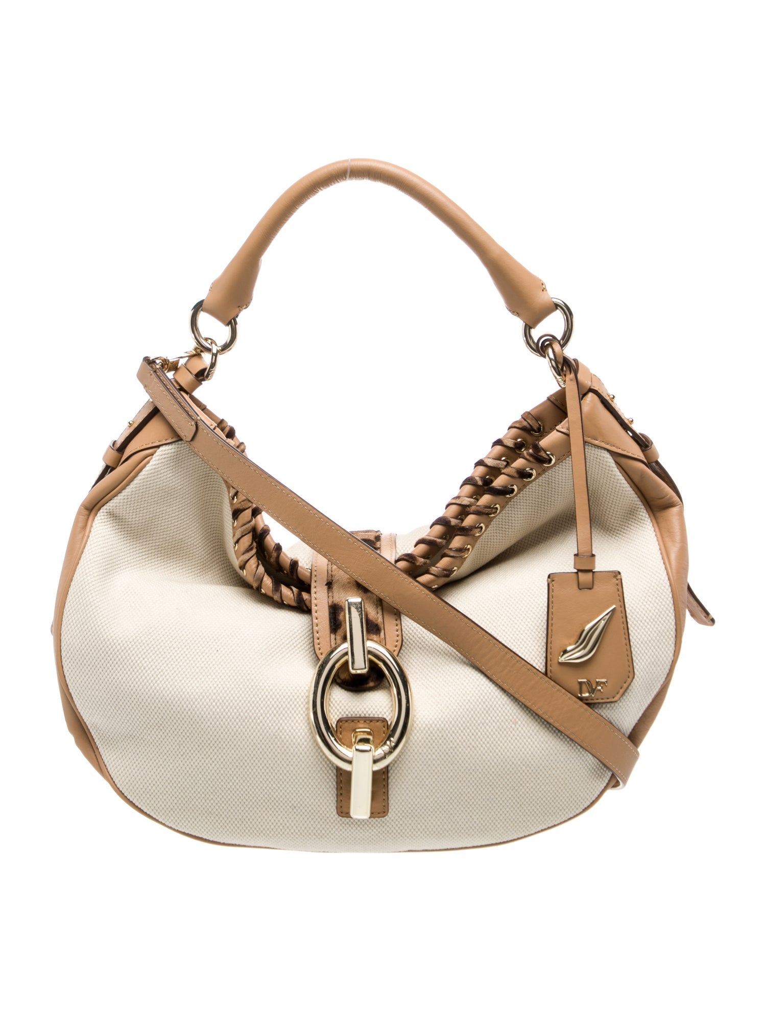 Diane von Furstenberg Canvas Top Handle Bag