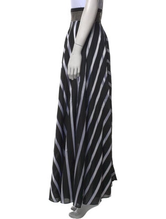 Diane von Furstenberg Striped Long Skirt