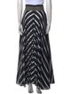 Diane von Furstenberg Striped Long Skirt