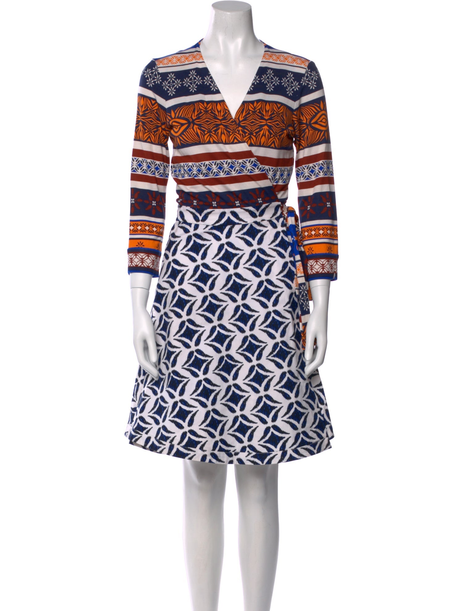 Diane von Furstenberg Silk Knee-Length Dress