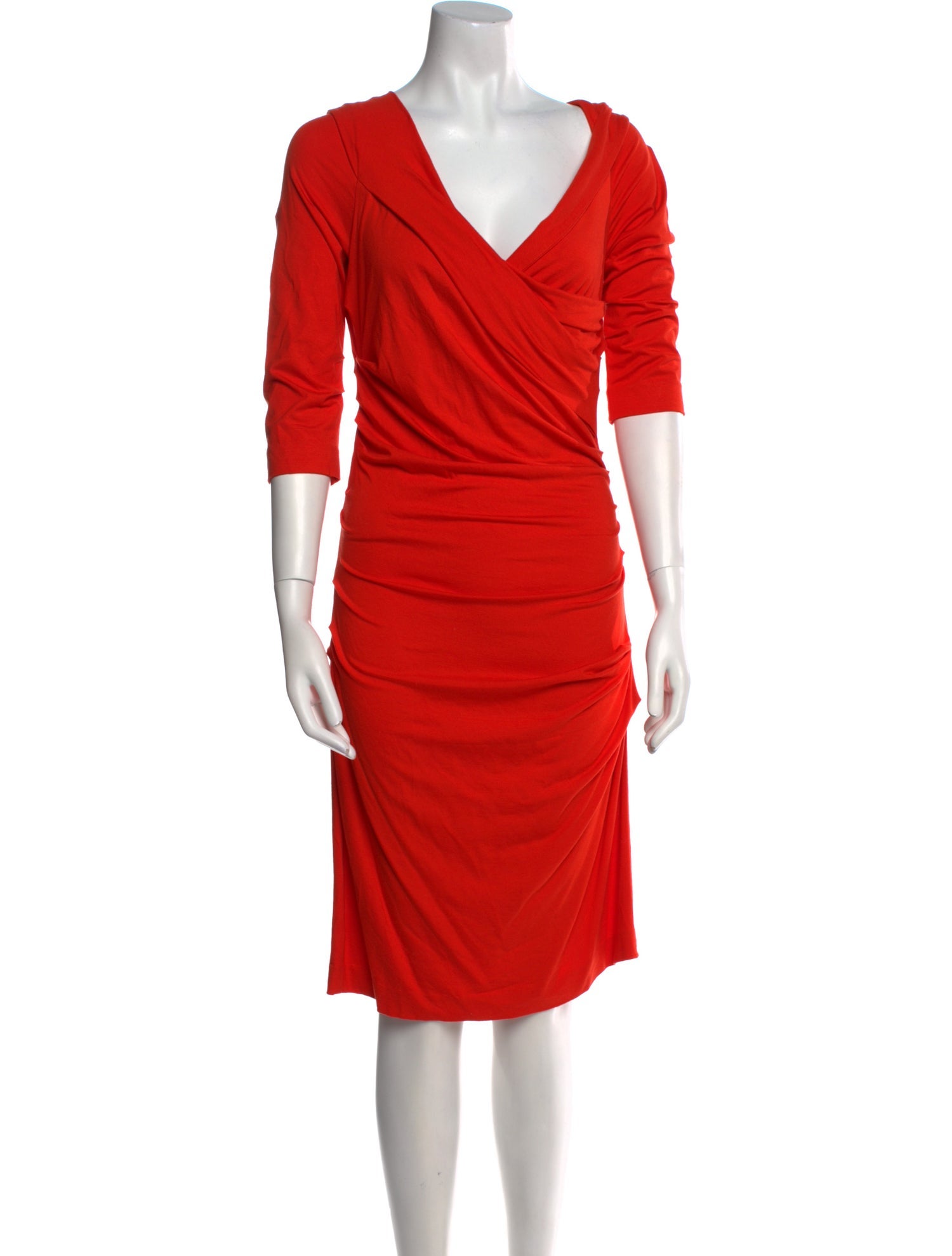 Diane von Furstenberg V-Neck Knee-Length Dress