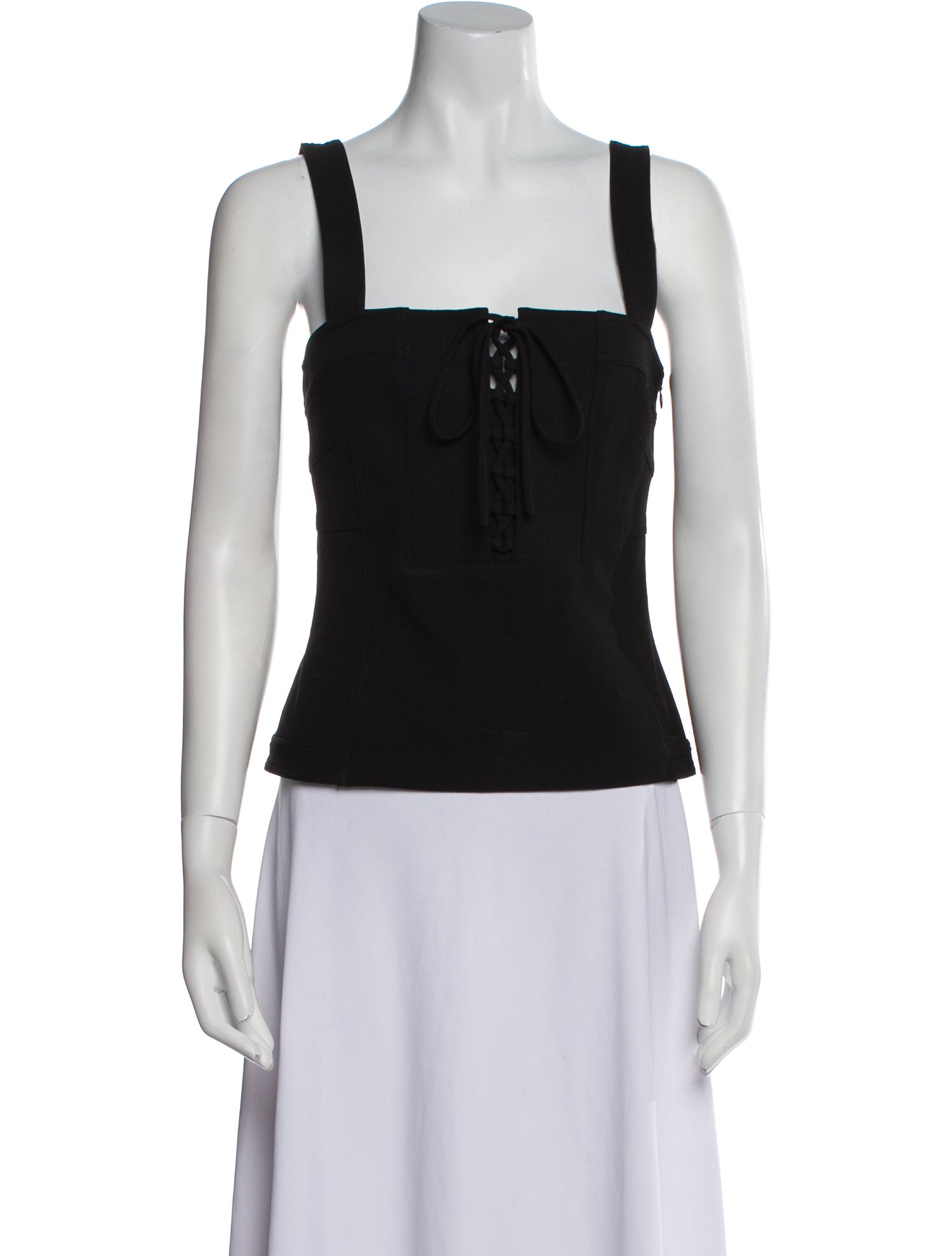 Diane von Furstenberg Square Neckline Sleeveless Top