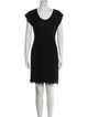 Diane von Furstenberg Scoop Neck Mini Dress