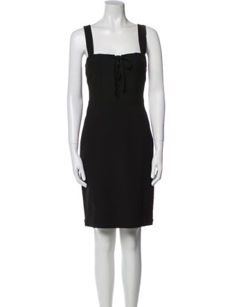 Diane von Furstenberg Square Neckline Knee-Length Dress