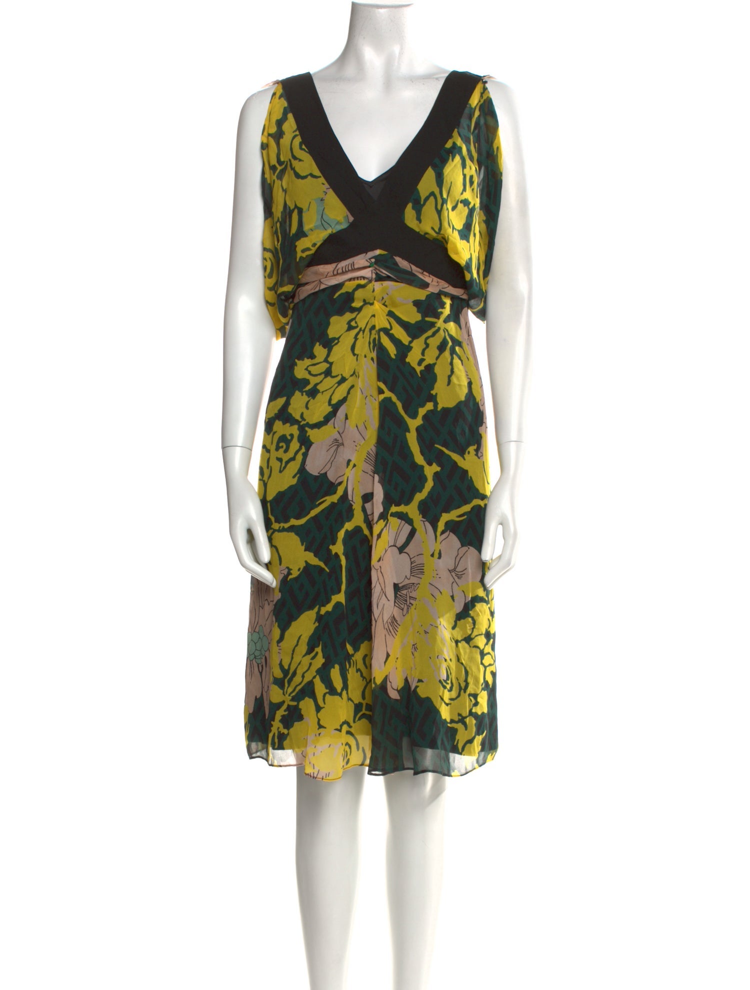 Diane von Furstenberg Silk Knee-Length Dress