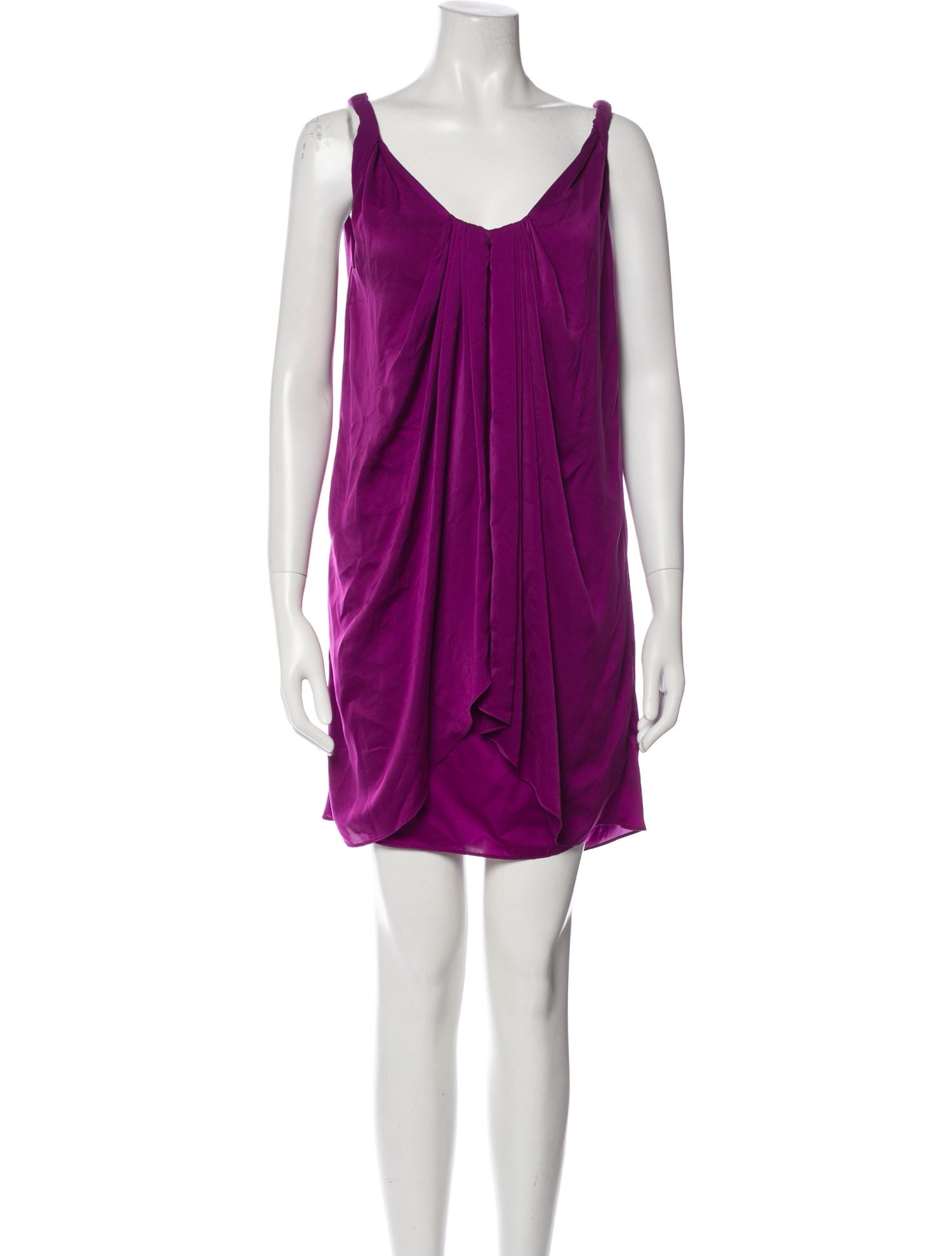 Diane von Furstenberg Scoop Neck Mini Dress