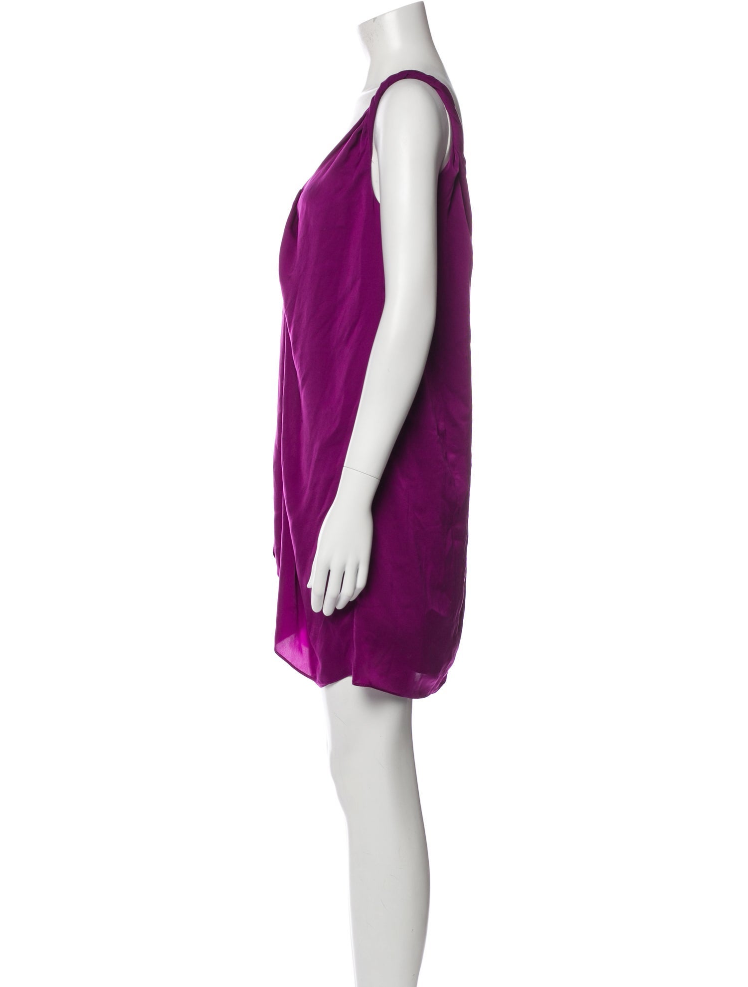 Diane von Furstenberg Scoop Neck Mini Dress