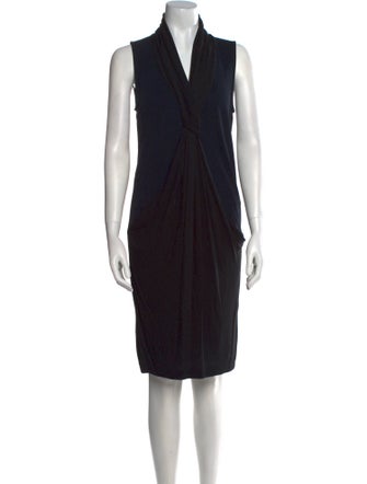 Diane von Furstenberg V-Neck Knee-Length Dress
