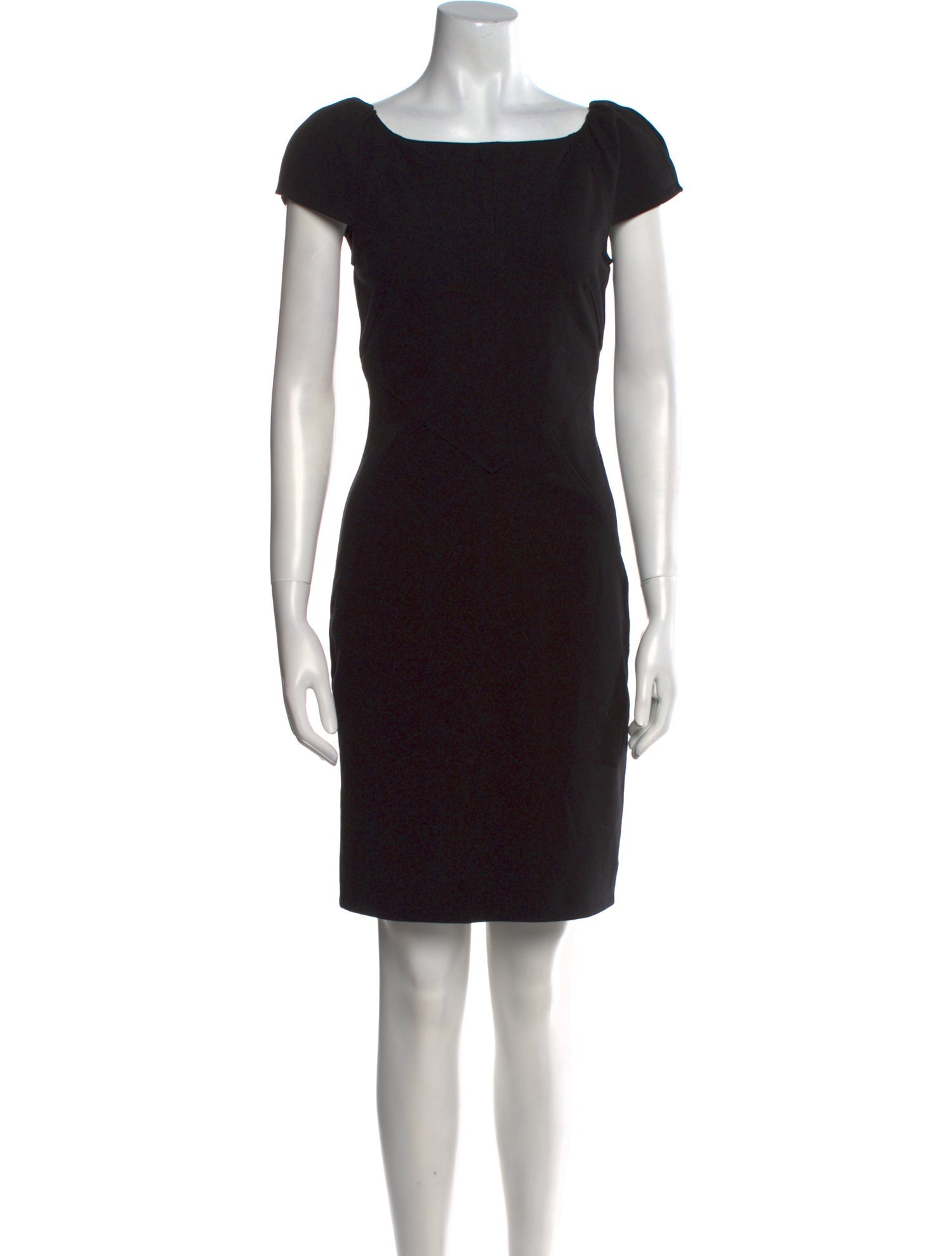 Diane von Furstenberg Bateau Neckline Mini Dress