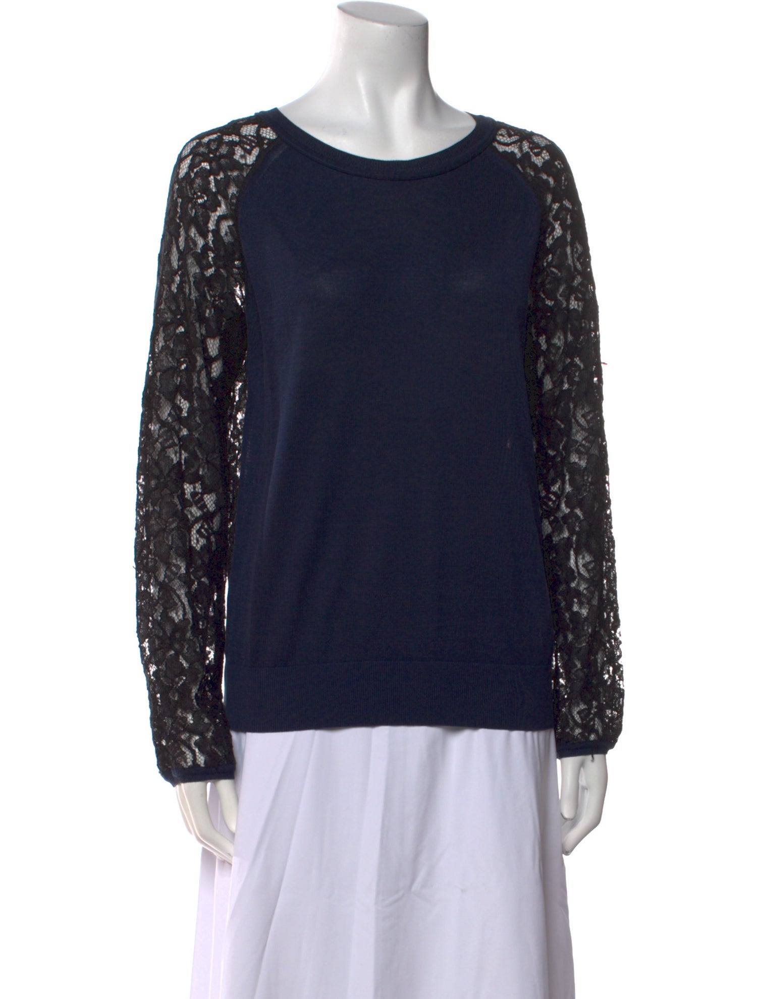 Diane von Furstenberg Lace Lace Pattern Sweater