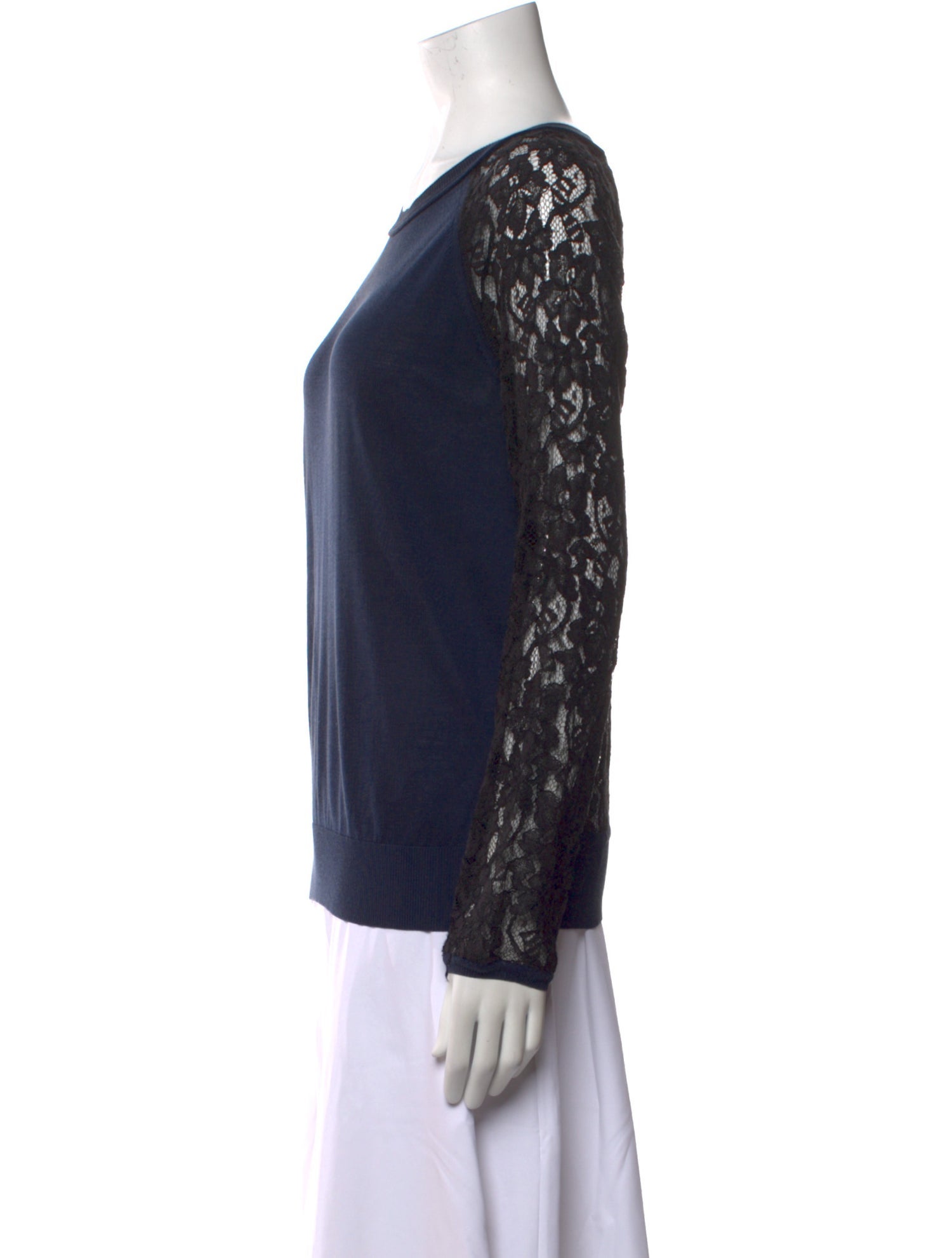 Diane von Furstenberg Lace Lace Pattern Sweater