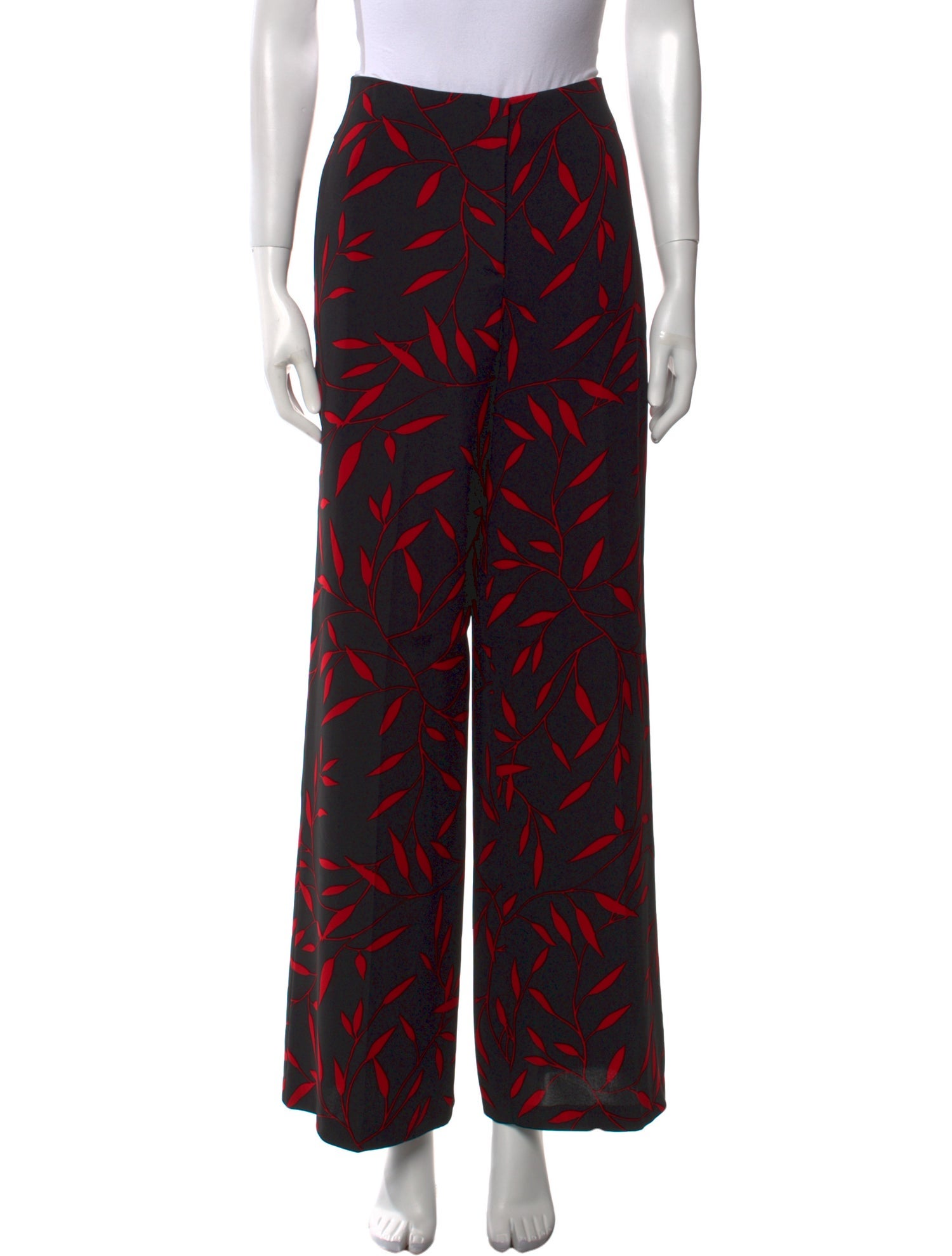 Diane von Furstenberg Printed Wide Leg Pants