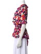 Diane von Furstenberg Silk Floral Print Blouse