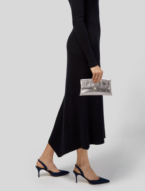 Diane von Furstenberg Leather Clutch