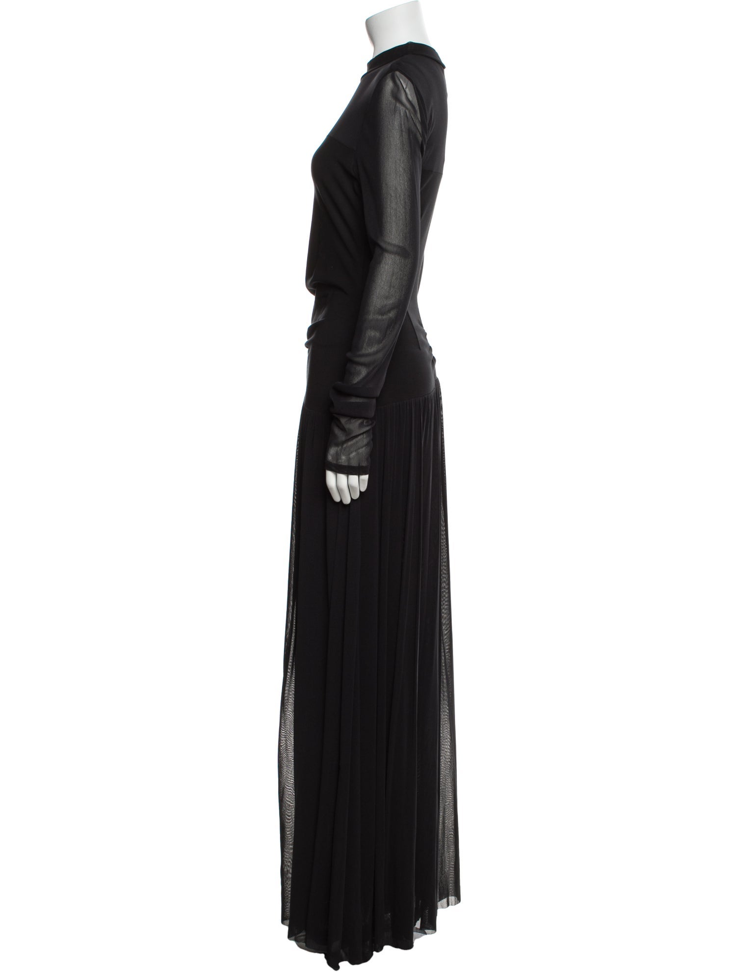 Diane von Furstenberg Mock Neck Long Dress