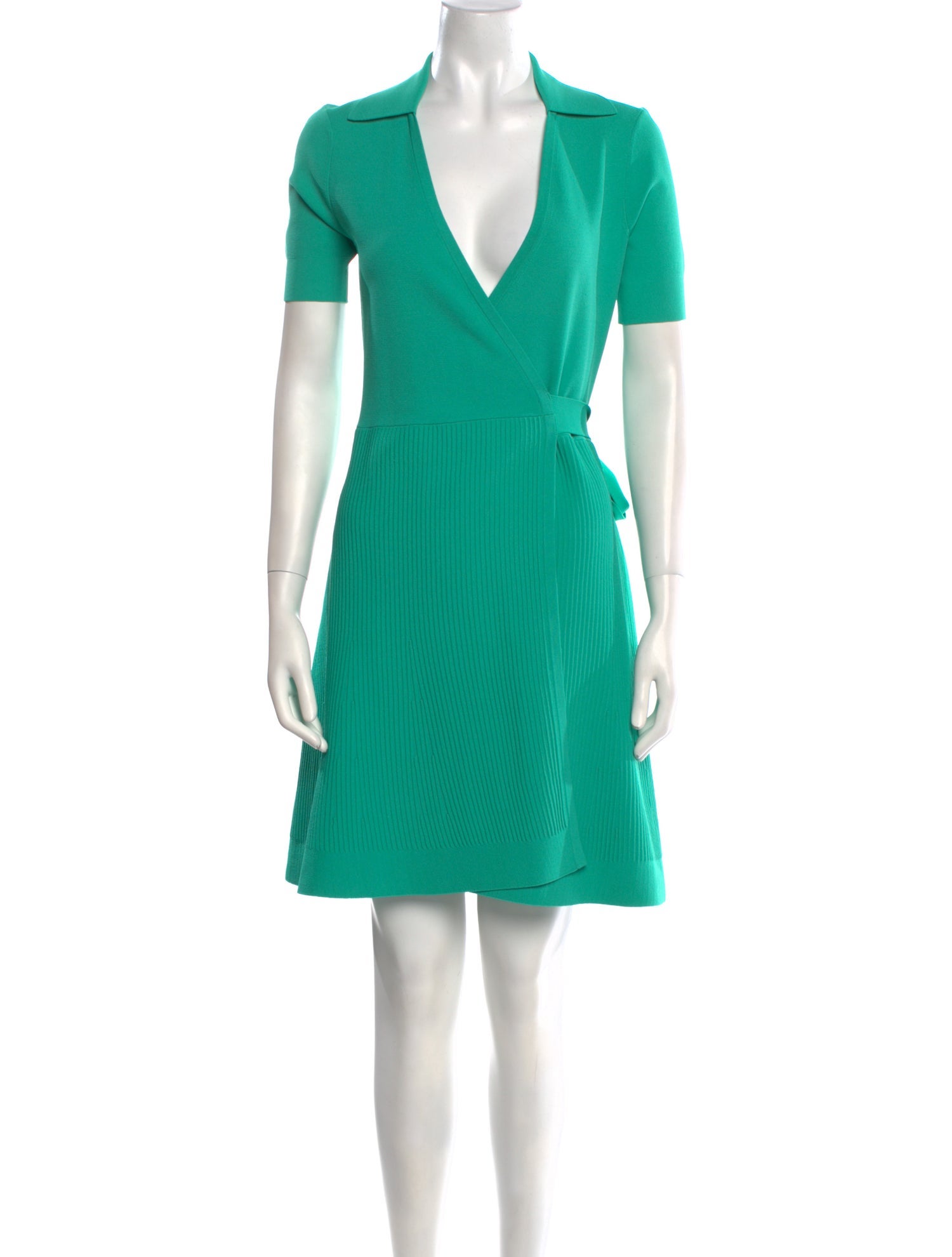 Diane von Furstenberg V-Neck Mini Dress