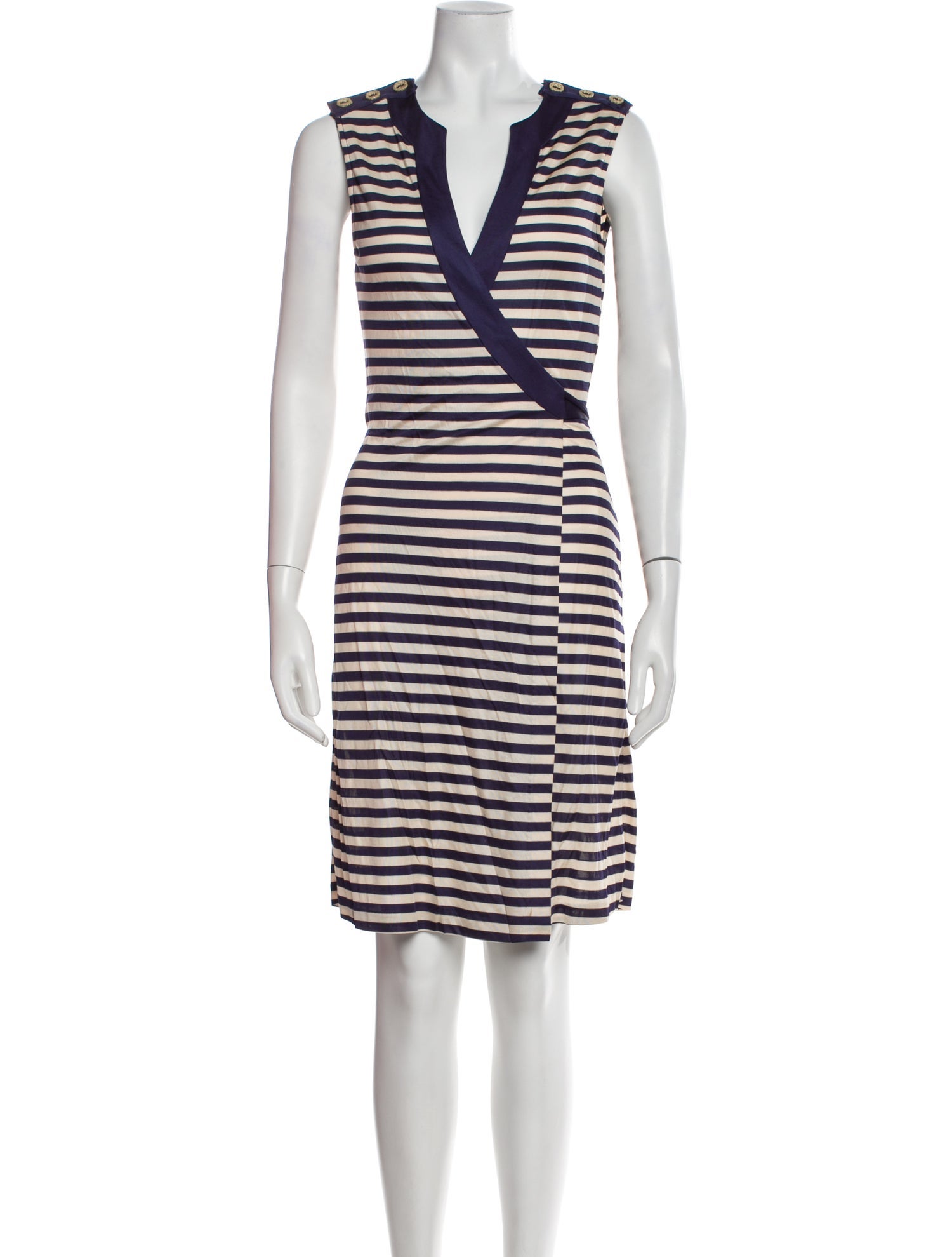 Diane von Furstenberg Striped Mini Dress