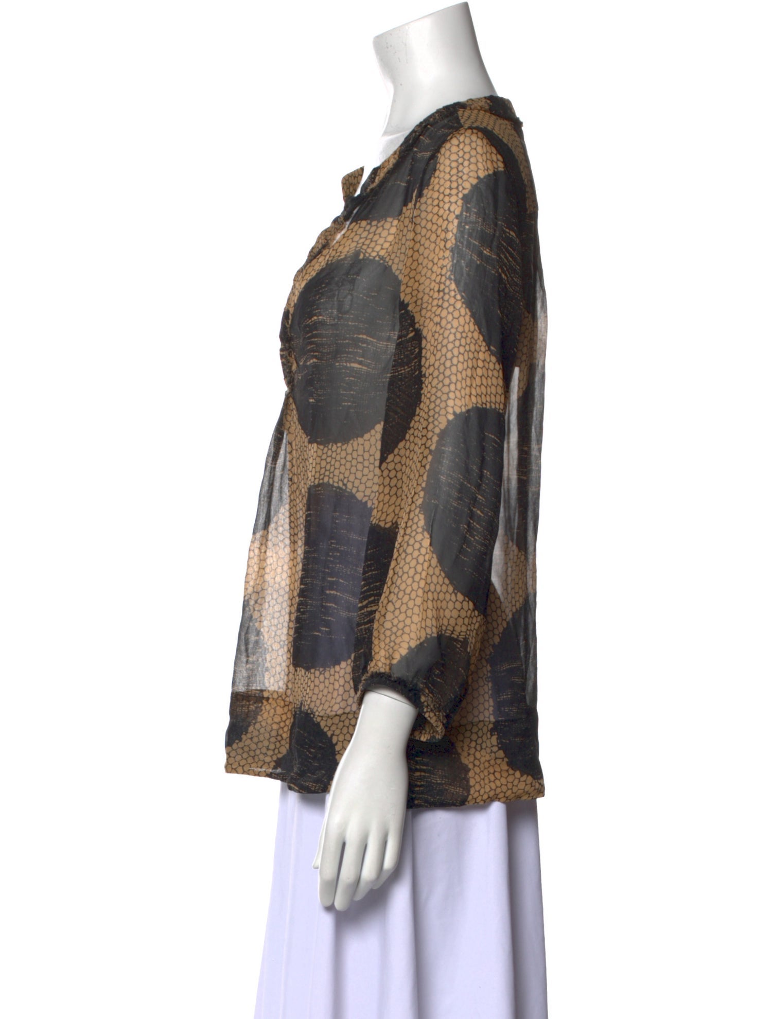 Diane von Furstenberg Silk Printed Blouse