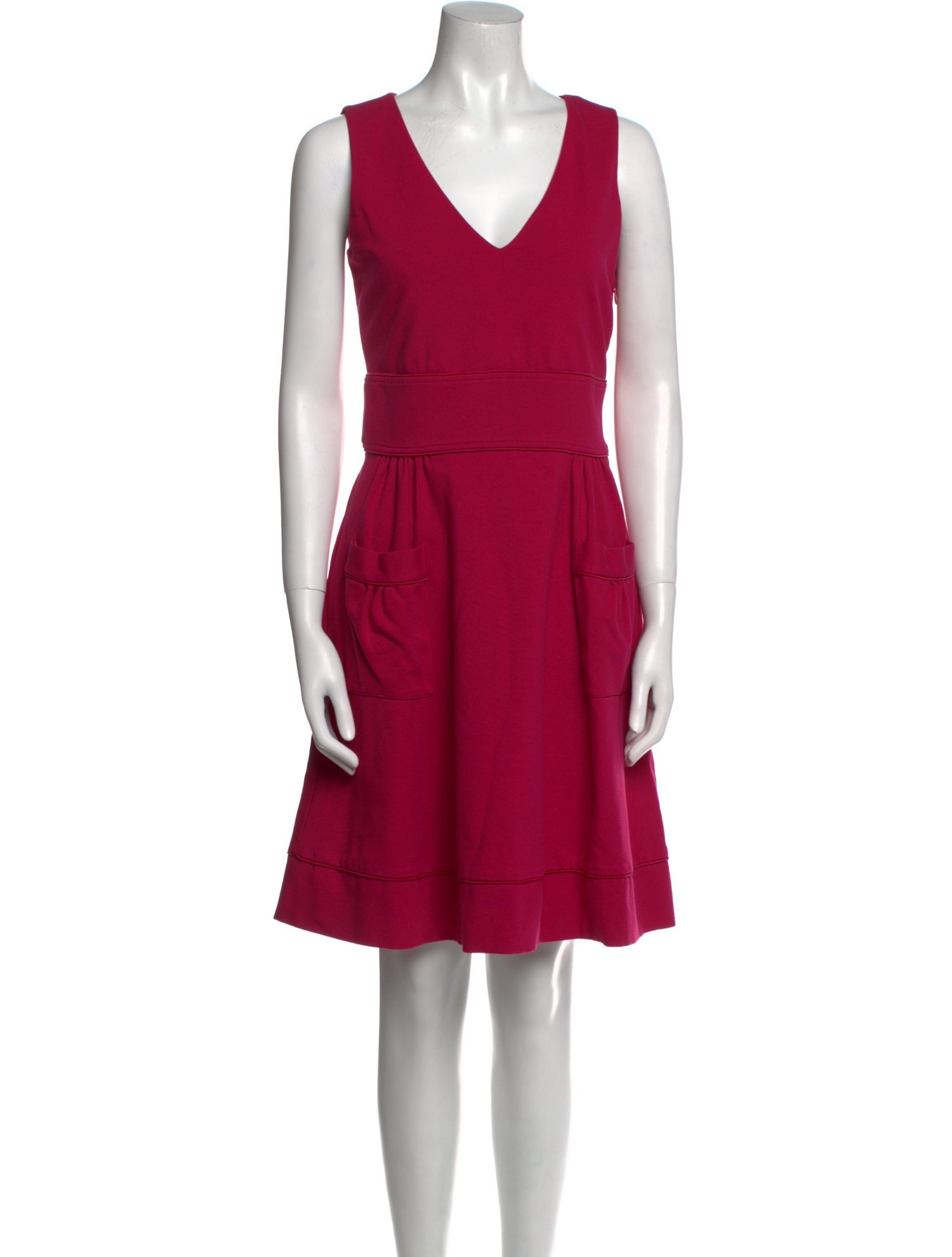 Diane von Furstenberg V-Neck Mini Dress