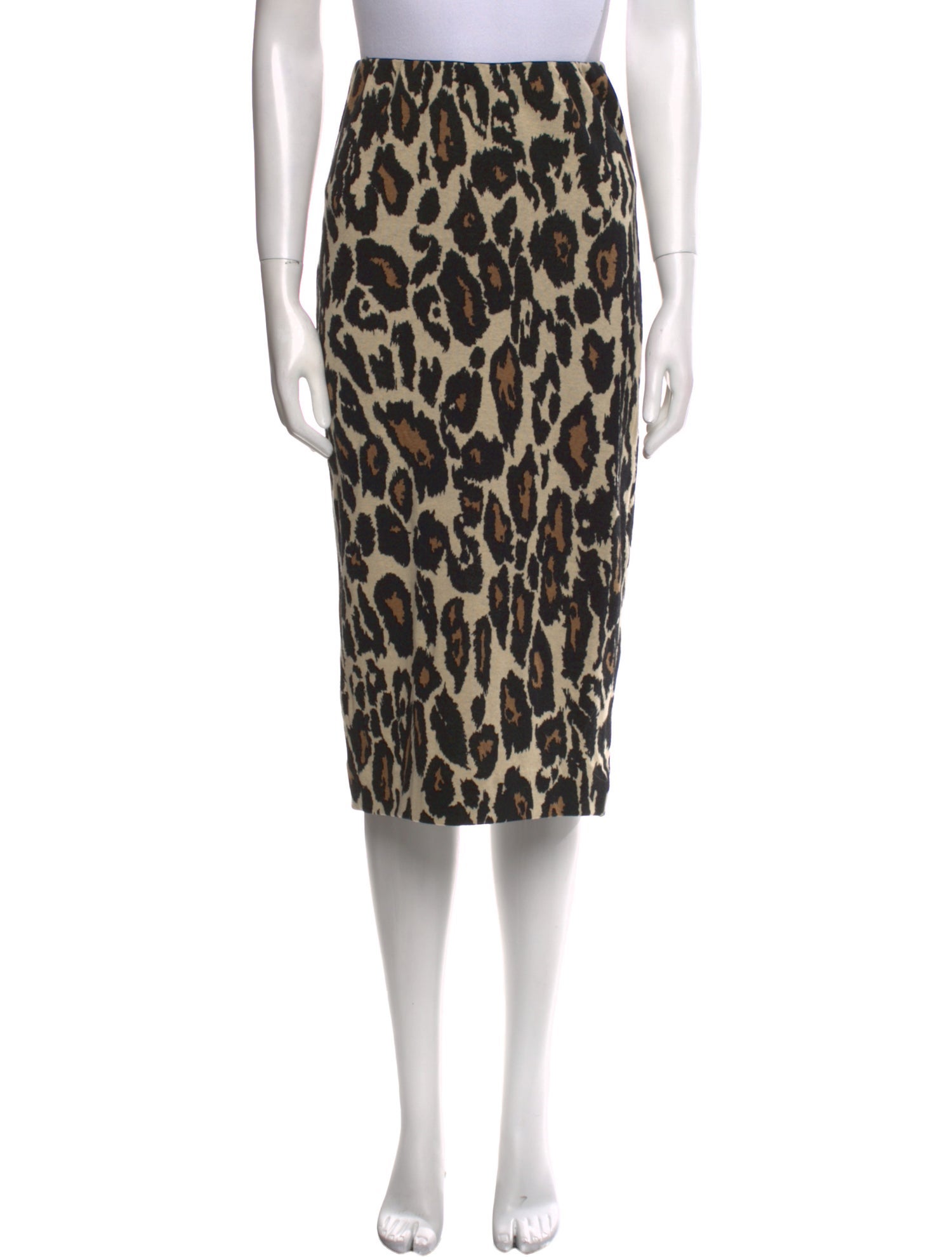 Diane von Furstenberg Animal Print Knee-Length Skirt