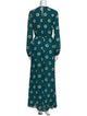Diane von Furstenberg Floral Print Long Dress