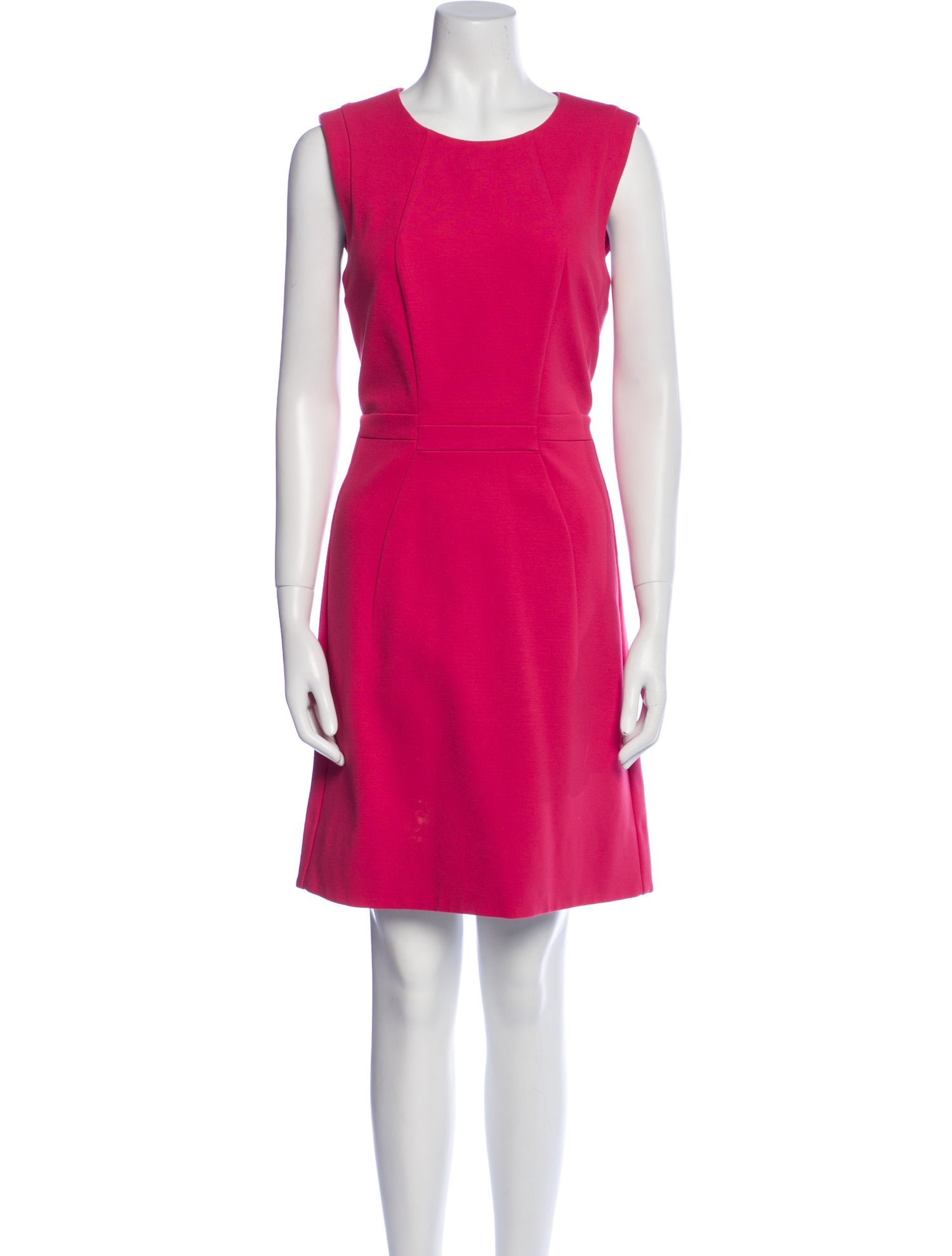 Diane von Furstenberg Scoop Neck Knee-Length Dress
