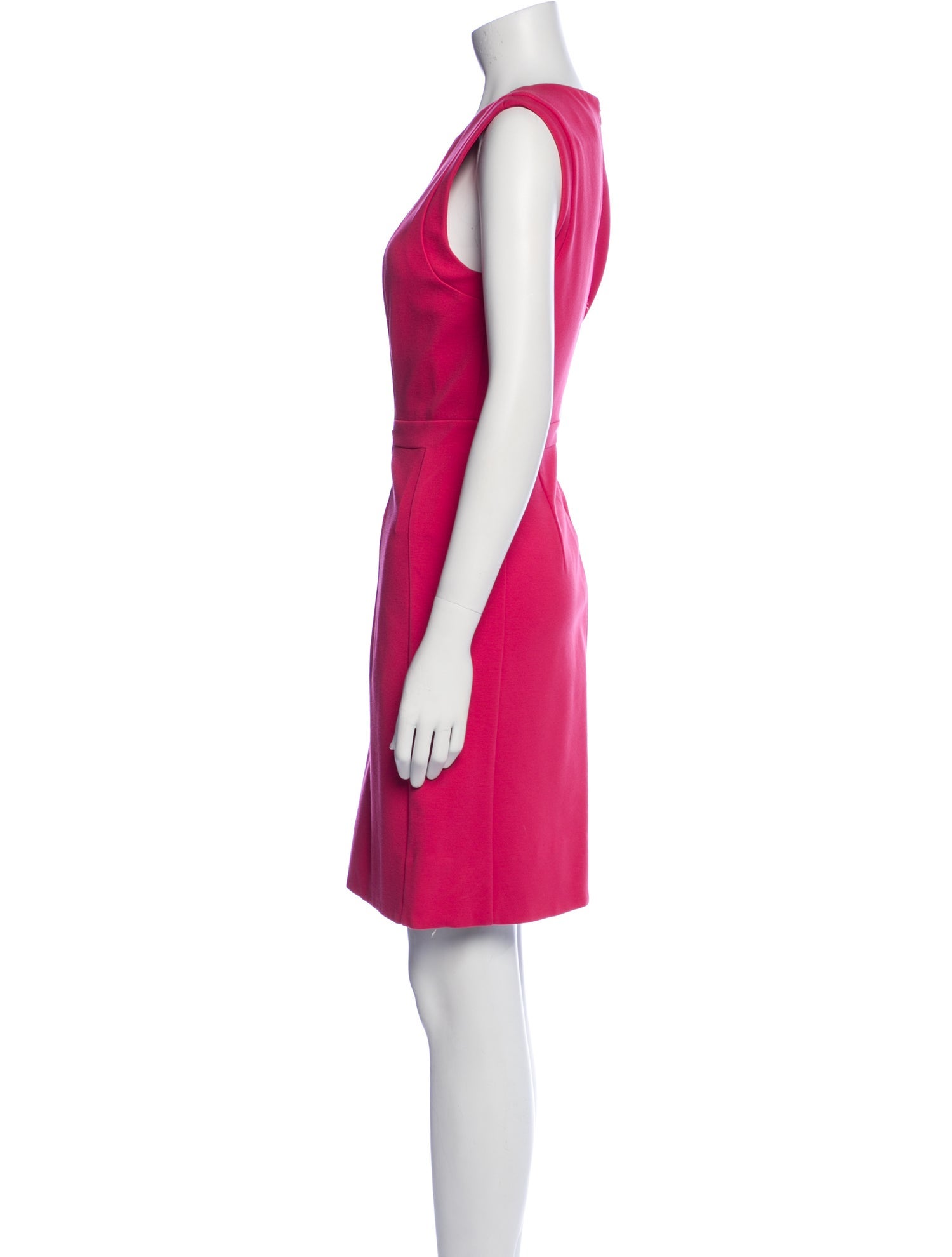 Diane von Furstenberg Scoop Neck Knee-Length Dress