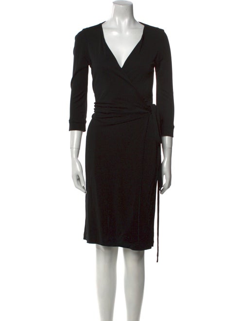 Diane von Furstenberg V-Neck Knee-Length Dress
