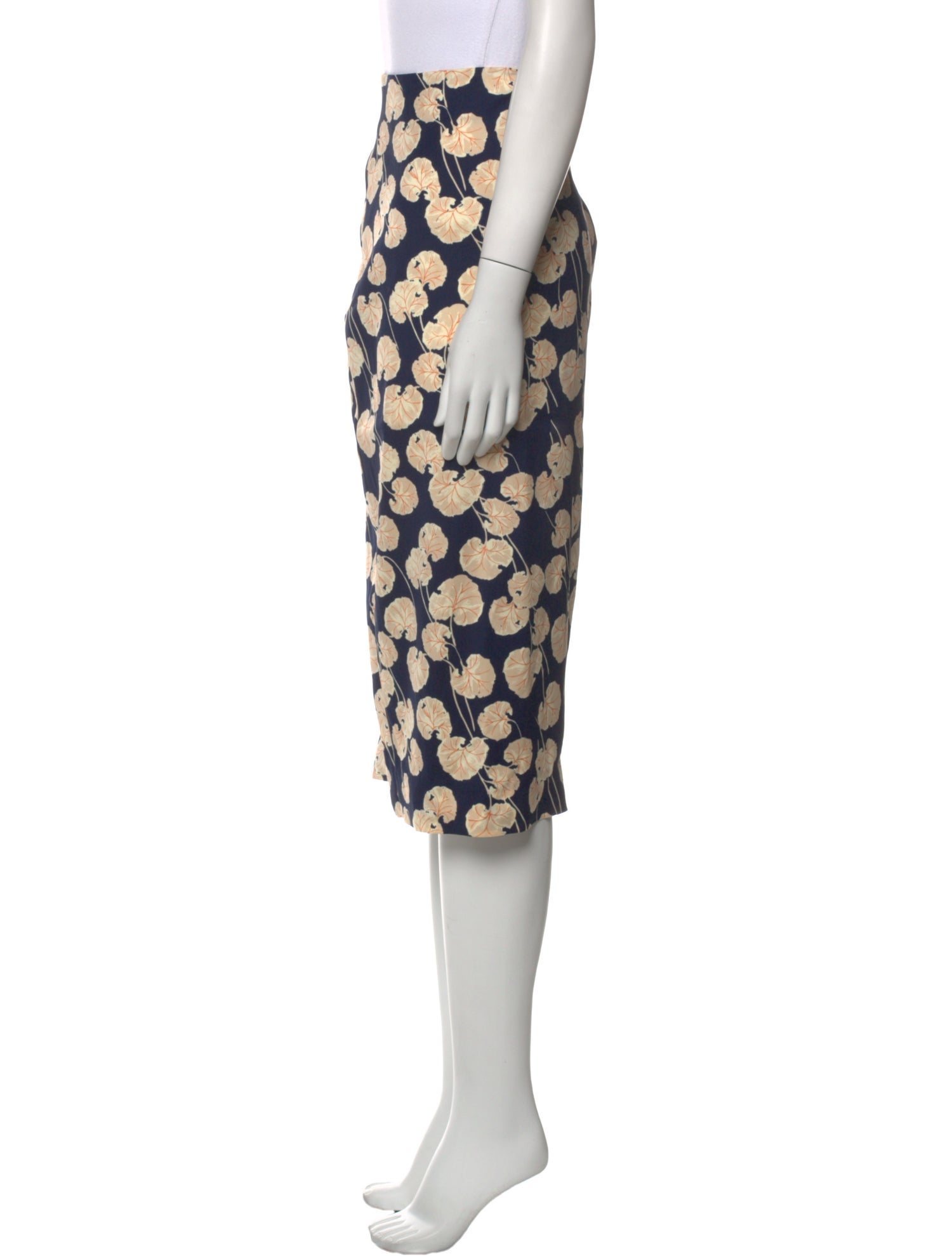 Diane von Furstenberg Printed Knee-Length Skirt