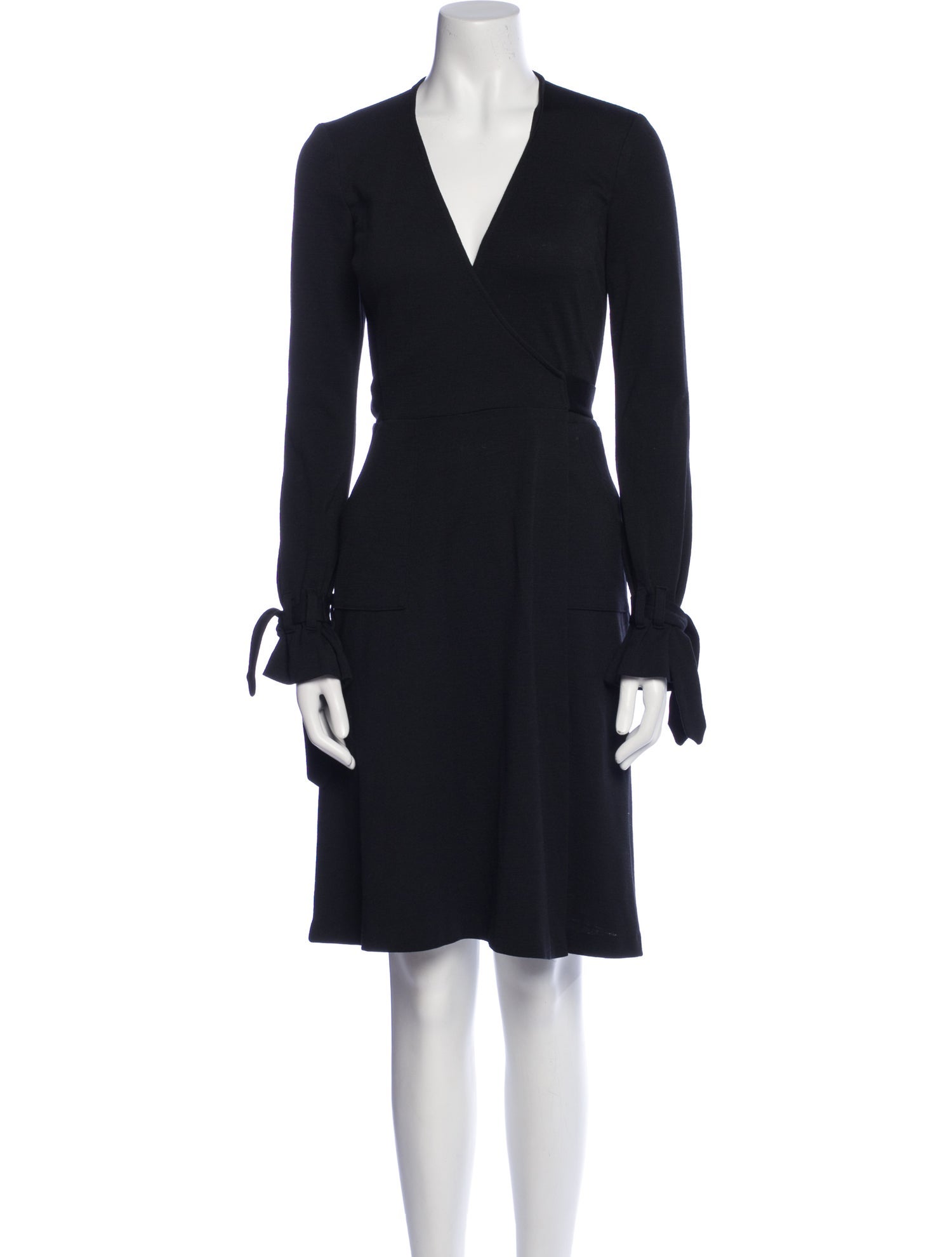 Diane von Furstenberg V-Neck Knee-Length Dress
