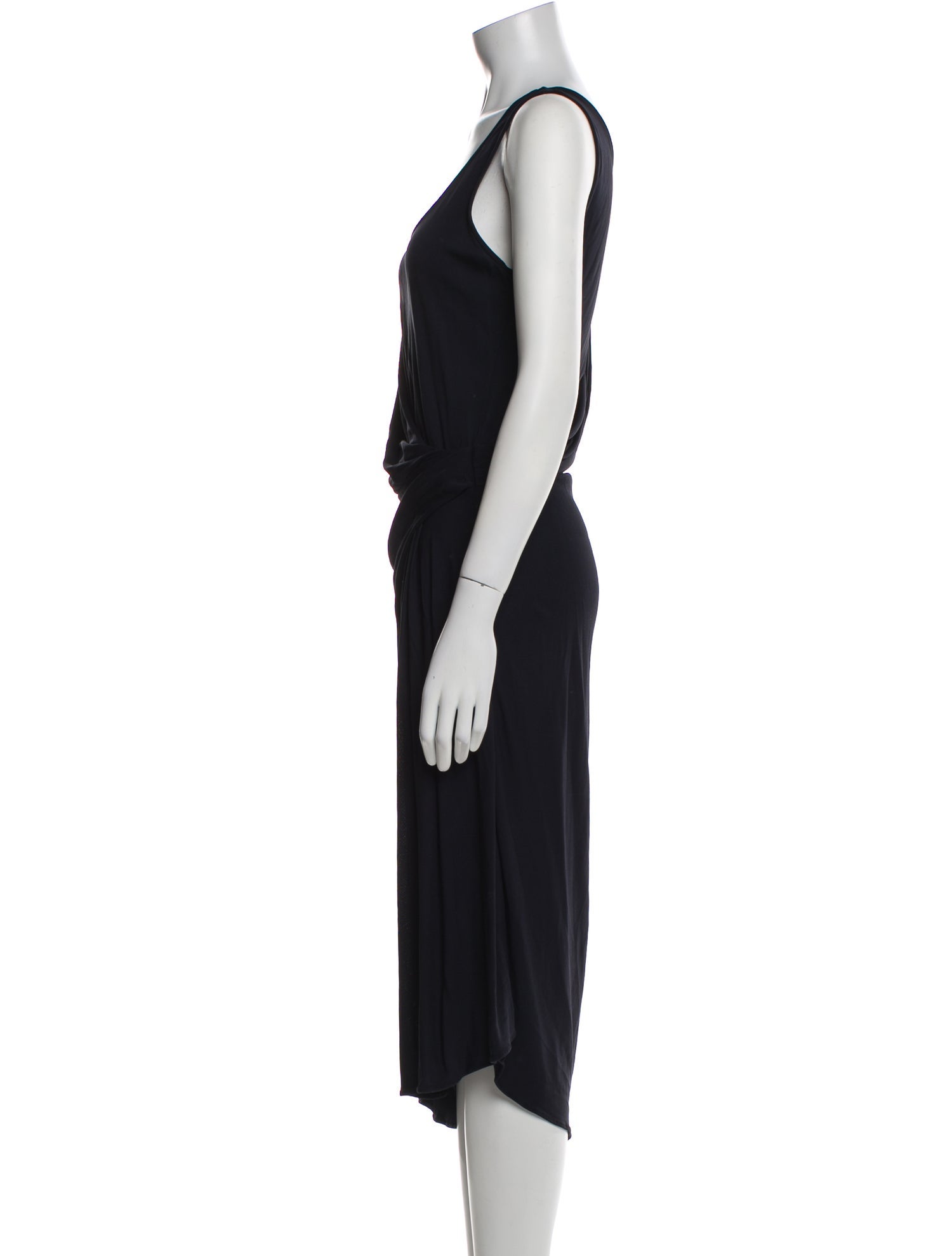 Diane von Furstenberg Scoop Neck Long Dress