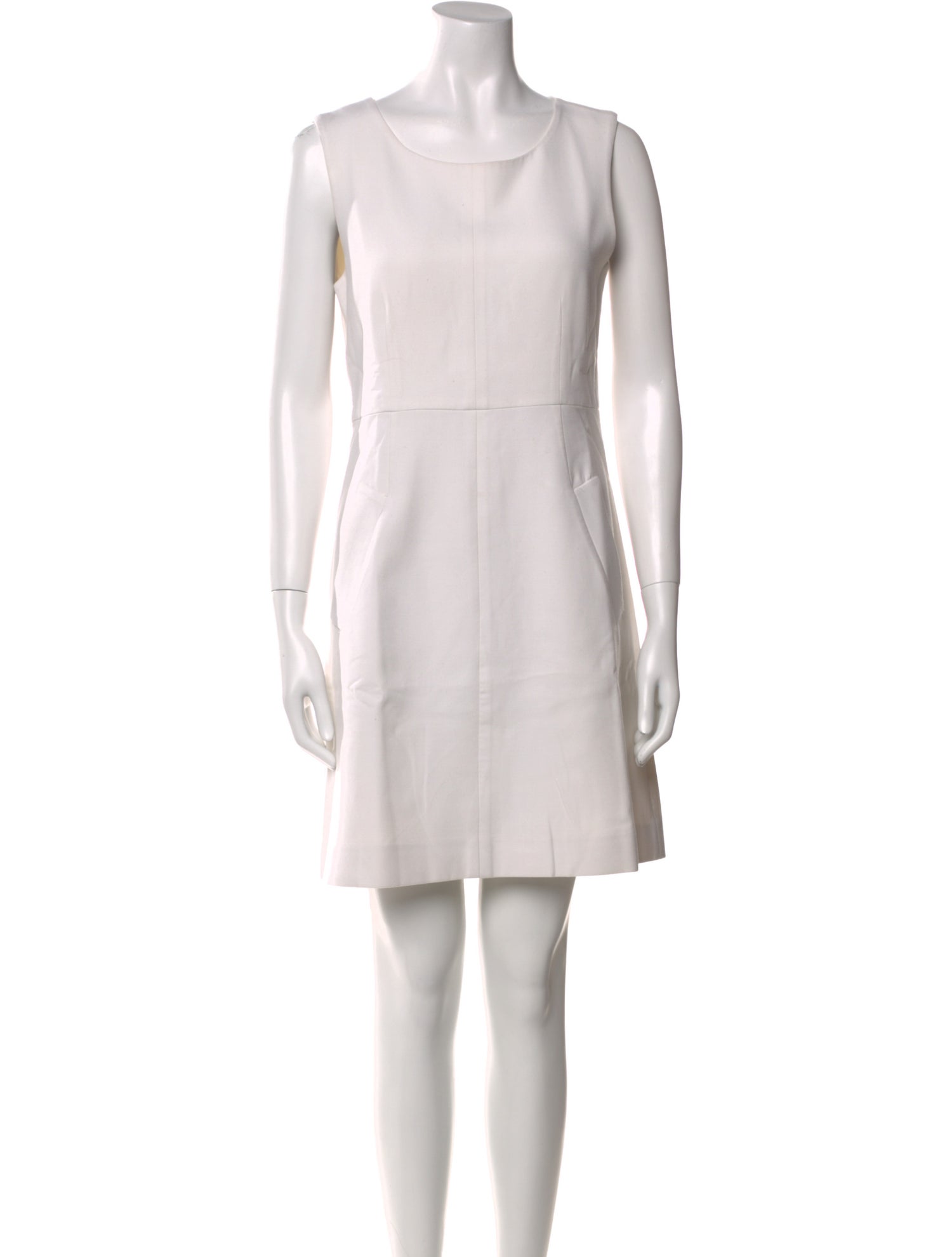 Diane von Furstenberg Scoop Neck Mini Dress