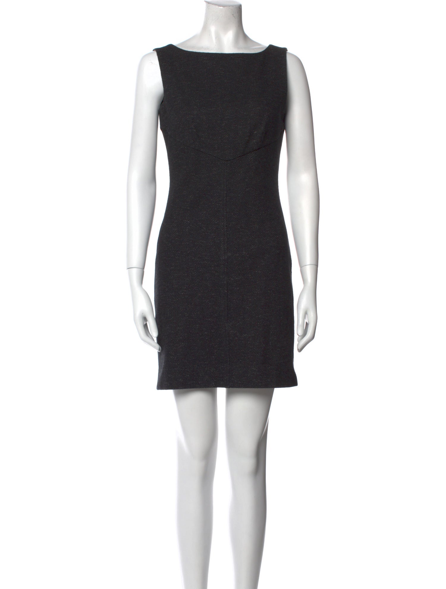 Diane von Furstenberg Bateau Neckline Mini Dress