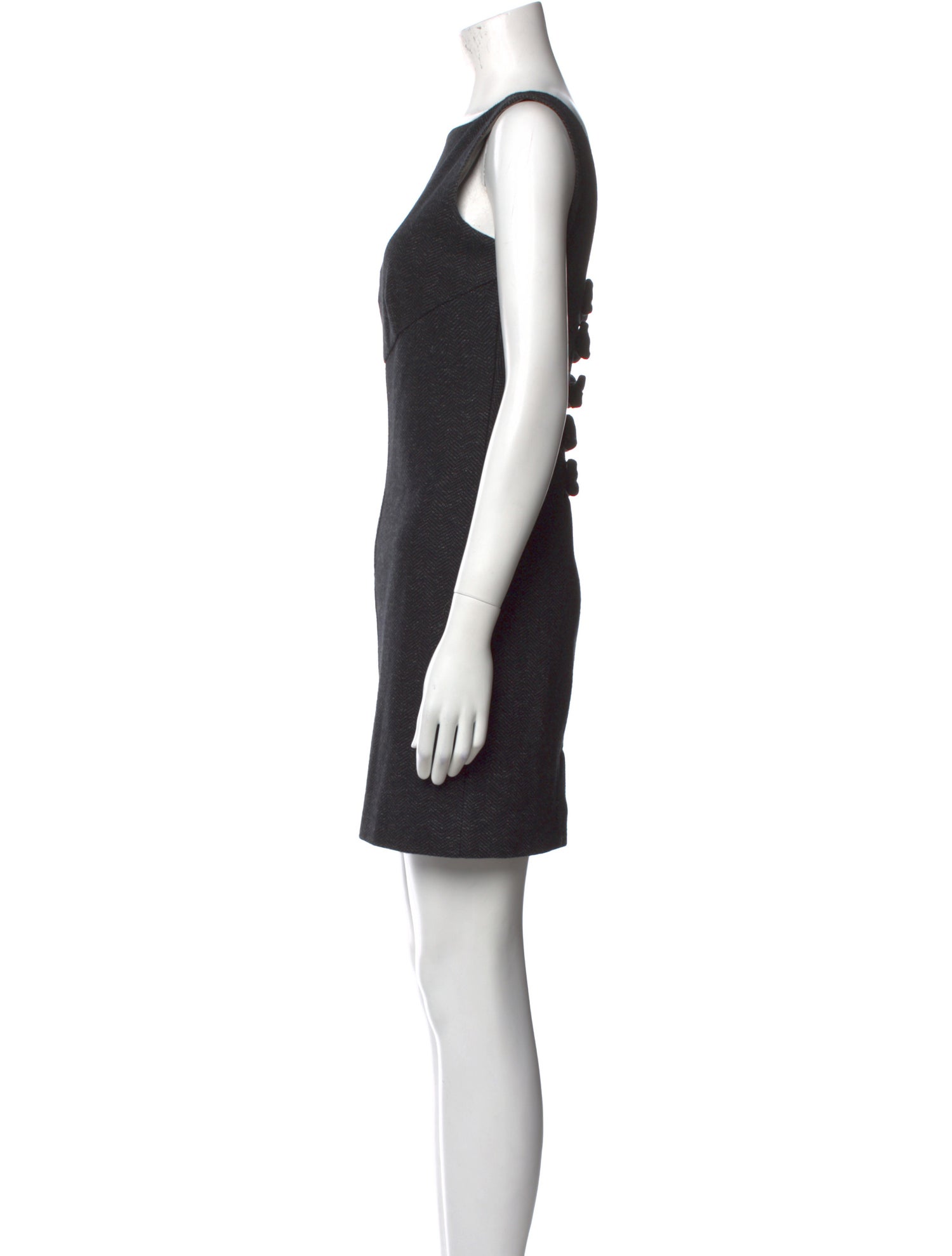 Diane von Furstenberg Bateau Neckline Mini Dress