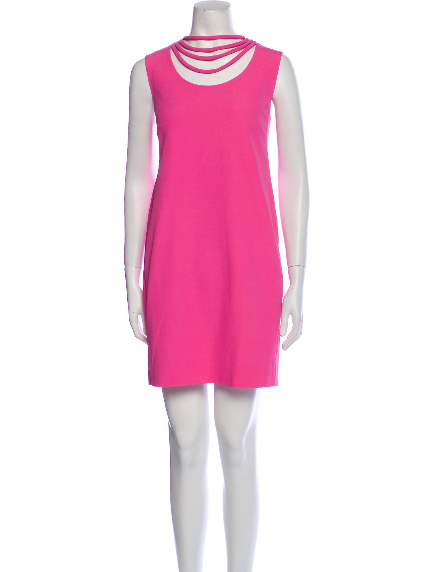 Diane von Furstenberg Mock Neck Mini Dress