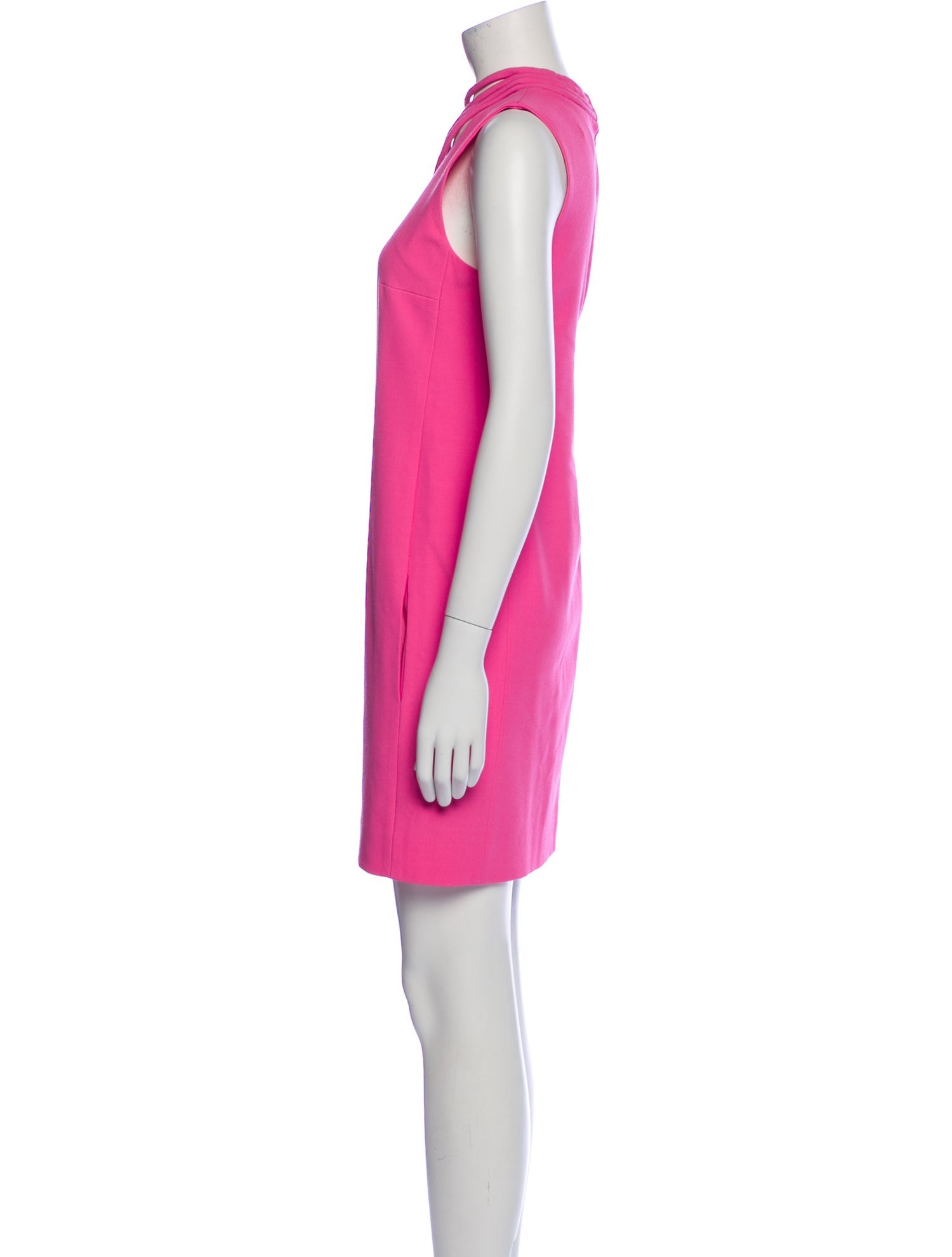Diane von Furstenberg Mock Neck Mini Dress