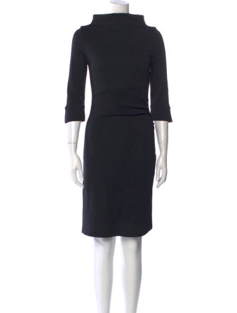 Diane von Furstenberg Turtleneck Knee-Length Dress