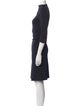 Diane von Furstenberg Turtleneck Knee-Length Dress