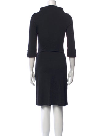Diane von Furstenberg Turtleneck Knee-Length Dress
