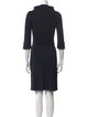 Diane von Furstenberg Turtleneck Knee-Length Dress