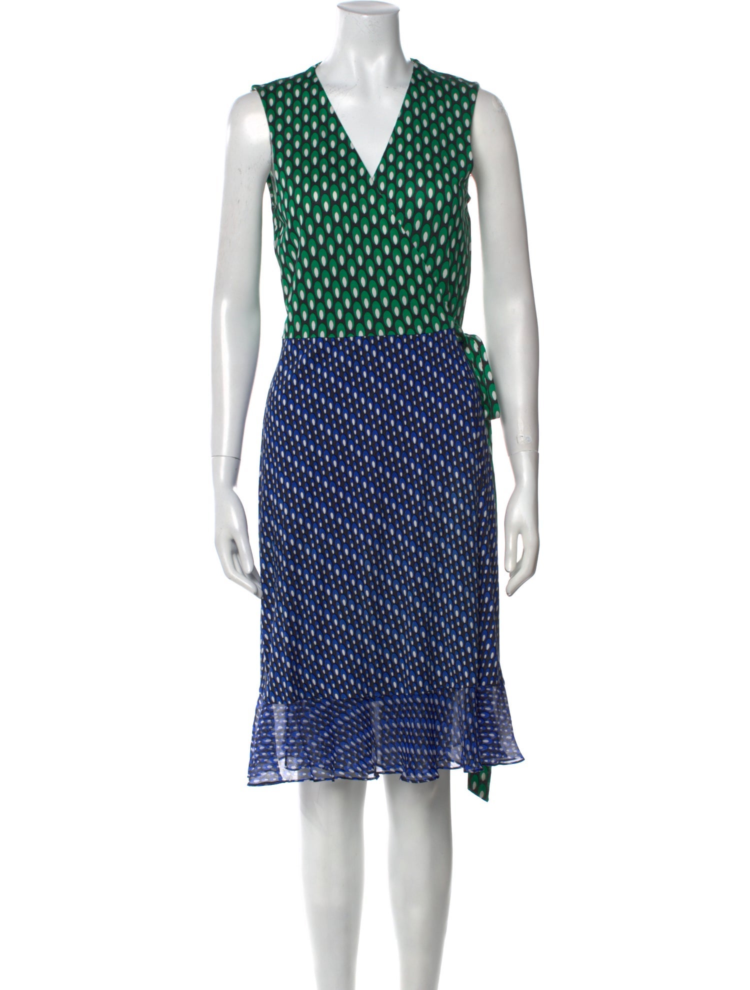 Diane von Furstenberg Silk Knee-Length Dress