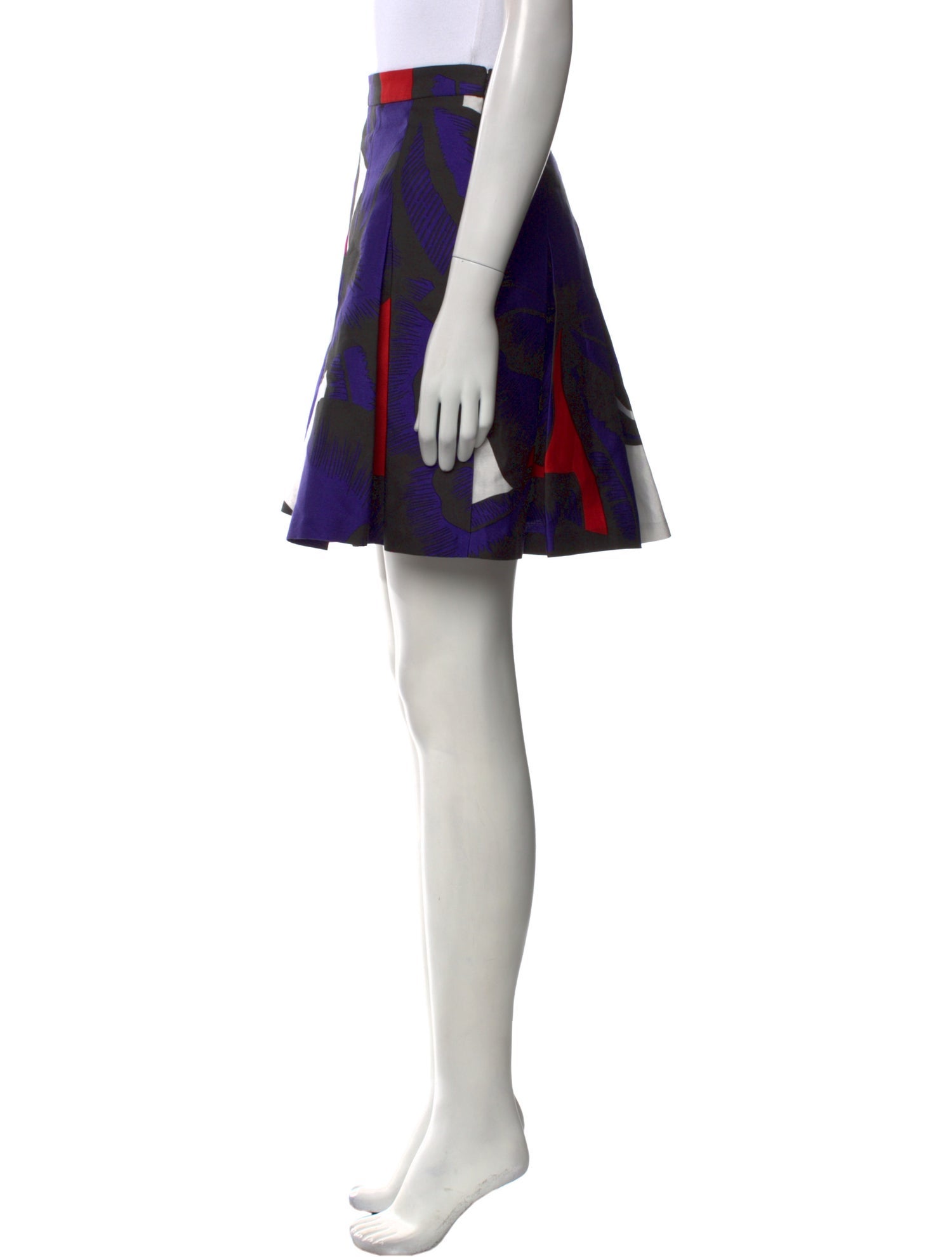 Diane von Furstenberg Printed Mini Skirt