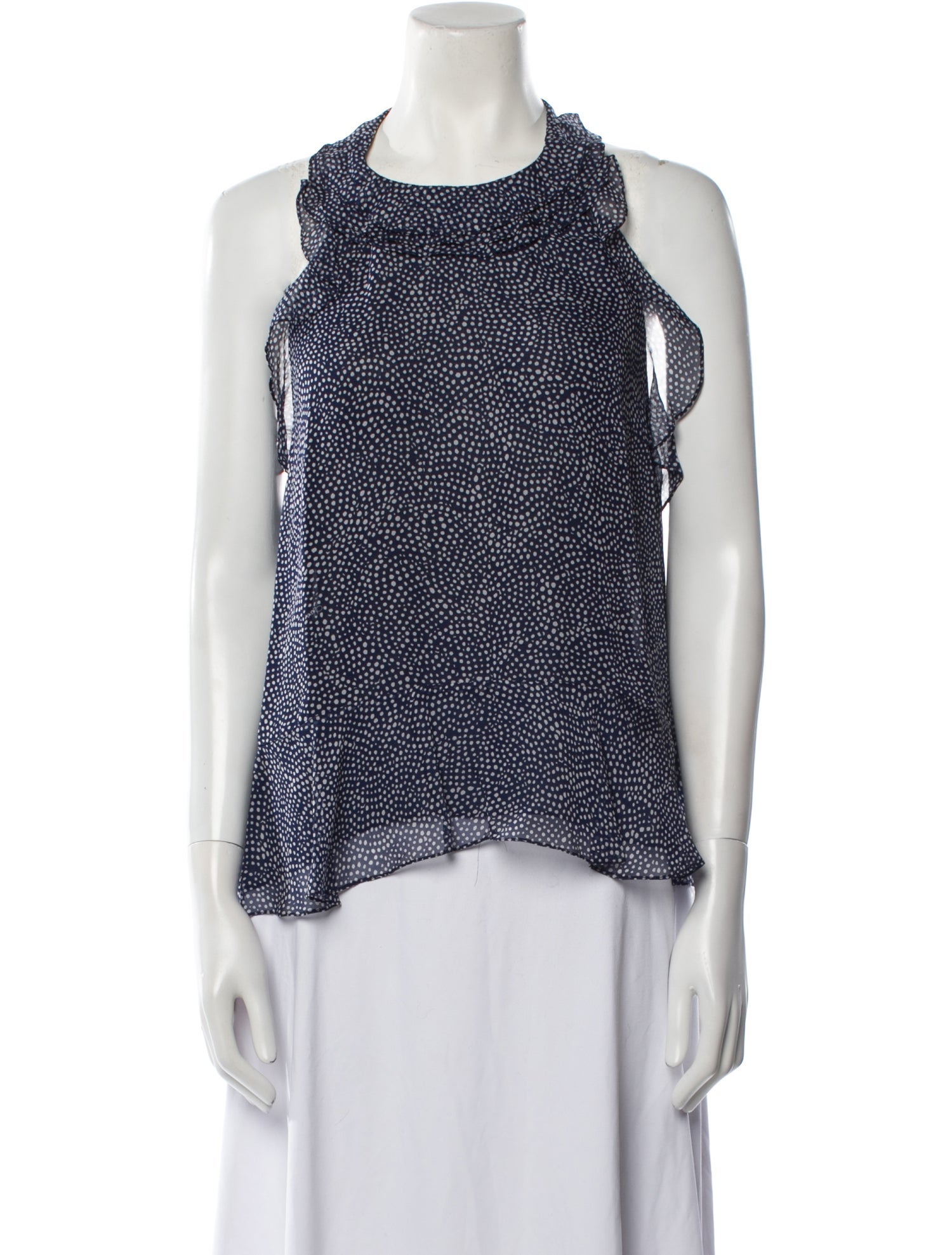 Diane von Furstenberg Silk Printed Blouse