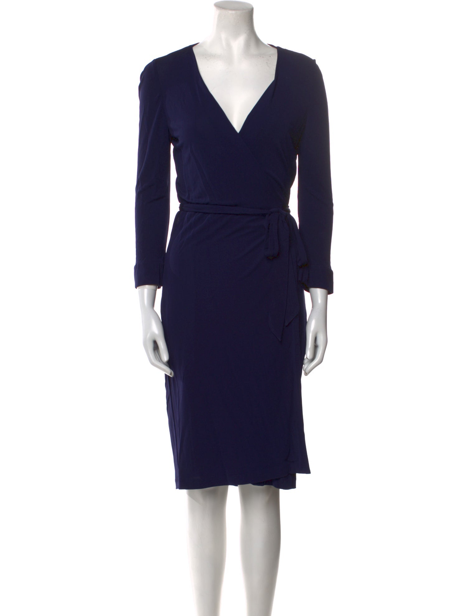 Diane von Furstenberg V-Neck Knee-Length Dress
