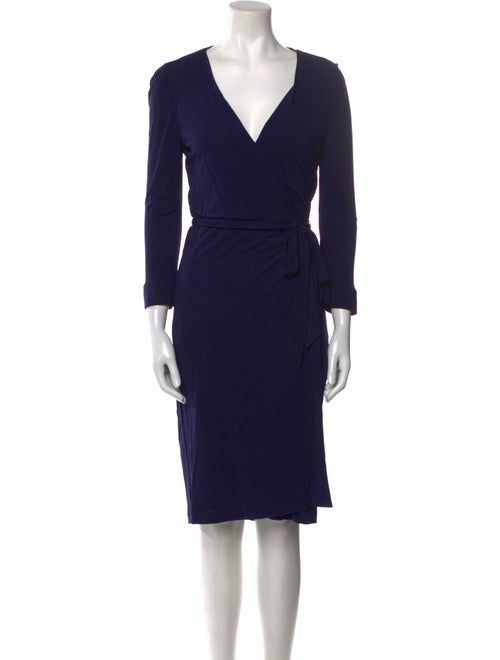 Diane von Furstenberg V-Neck Knee-Length Dress