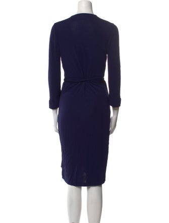 Diane von Furstenberg V-Neck Knee-Length Dress