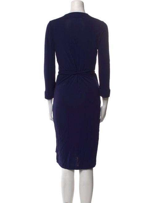 Diane von Furstenberg V-Neck Knee-Length Dress