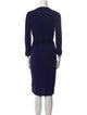 Diane von Furstenberg V-Neck Knee-Length Dress