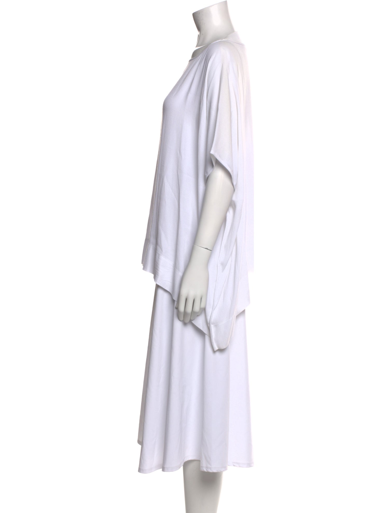 Diane von Furstenberg Bateau Neckline Short Sleeve Tunic